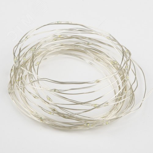 Гирлянда светодиодная Роса на батарейках 2AA не в комплекте 2 м 20 светодиодов белый свет медный провод ULD-S0200-020/SСB/2AA WHITE IP20 DEW - фото 2