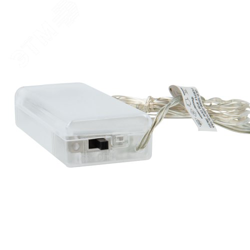 Гирлянда светодиодная Роса на батарейках 2AA не в комплекте 2 м 20 светодиодов фиолетовый свет медный провод ULD-S0200-020/SСB/2AA PURPLE IP20 DEW - фото 3