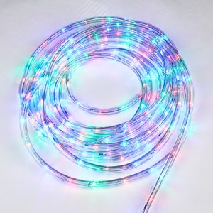 Изображение товара Гирлянда светодиодная Дюралайт 15м Коннектор в/к Разноцветный свет Провод черный ULD-D50 15м/С08 IP44 MULTI (шт)