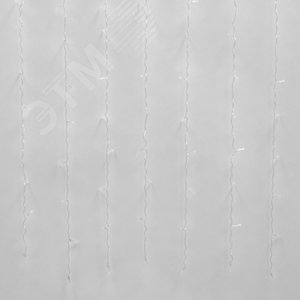 Гирлянда Занавес светодиодный 3х2 м 160 светодиодов разноцветный свет прозрачный провод ULD-C3020-160/DTA MULTI IP20 TM - фото 1