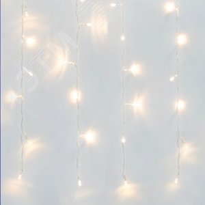 Изображение товара Гирлянда Занавес светодиодный 3х2 м 160 светодиодов теплый белый свет прозрачный провод ULD-C3020-160/DTA WARM WHITE IP20 TM (шт)