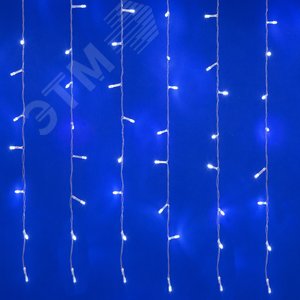 Гирлянда Занавес светодиодный с эффектом мерцания 3х2 м 264 светодиода белый свет прозрачный провод ULD-C3020-264/TTK WHITE IP44 TM - фото 2