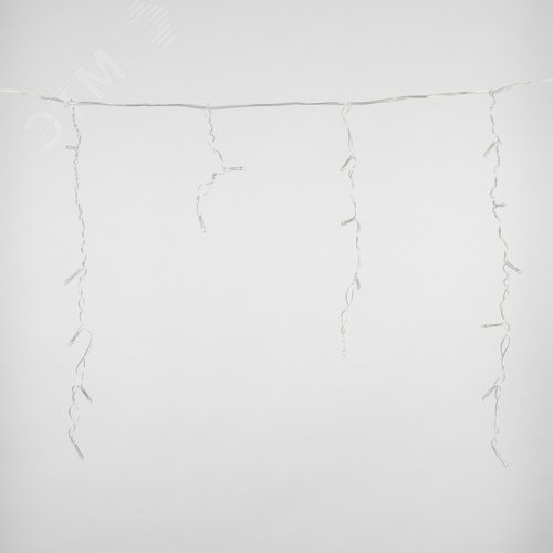 Бахрома светодиодная 2 м 48 светодиодов синий свет прозрачный провод ULD-B2005-048/DTA BLUE IP20 - фото 4