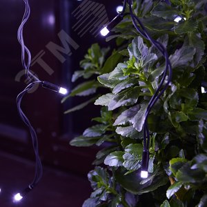 Гирлянда Занавес светодиодный с эффектом мерцания 3х2 м Соединяемый 384 светодиода белый свет черный провод ULD-C3020-384/TBK WHITE IP67 TM - фото 4