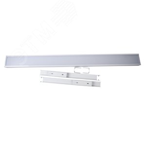 Светильник светодиодный с регулируемым кронштейном в комплекте 18 Вт для школьной доски Белый свет 3950K 2160Лм Корпус белый ТМ ULO-C50C 18W/3950К/L115 IP40 SCHOOL WHITE - фото 5