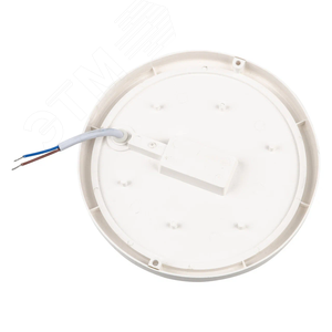 Светильник светодиодный влагозащищенный с микроволновым датчиком движения форма круг мощность 12 Вт цветовая температура 4000K Диаметр 135 мм Корпус белый ULW-Q217 12W/4000К SENSOR IP65 WHITE ТМ Volpe - фото 2