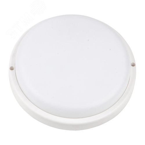 Светильник светодиодный влагозащищенный круг 12 Вт цветовая 4000 К диаметр 135 мм белый корпус ULW-Q227 12W/4000К IP65 WHITE ТМ Volpe - фото 3