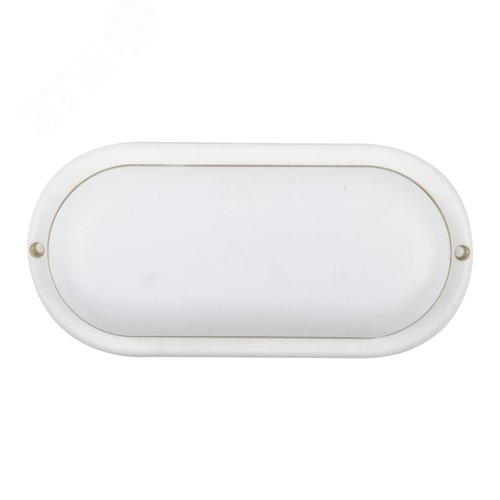 Светильник светодиодный влагозащищенный 18 Вт овал Белый свет 4000K 193x93 мм белый корпус Volpe ULW-Q226 18W/4000К IP65 WHITE - фото 2