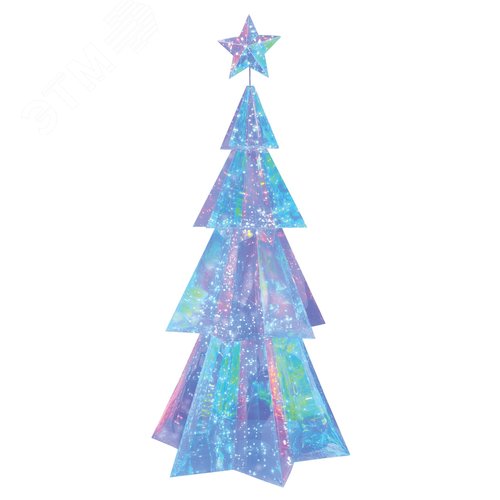 Изображение товара Светильник декоративный Ёлка 400 светодиодов Белый свет Цвет корпуса радужный TM Uniel ULD-R502 220V XMAS TREE (шт)