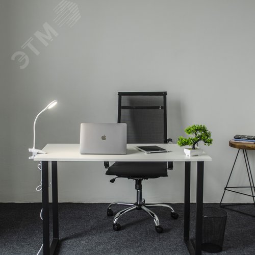 Светильник настольный светодиодный прищепка Сенсорный выключатель Диммер Белый ТM ULM-D601 8W/3000-6000K/DIM WHITE - фото 14