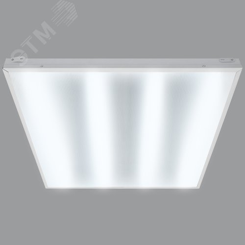 Светильник светодиодный потолочный встраиваемый Грильято 40 Вт белый свет 4000K 4600Лм 588X588x40мм корпус белый в комплекте с источником питания ULP-6060 40W/4000К IP40 GRILYATO OPAL WHITE - фото 4