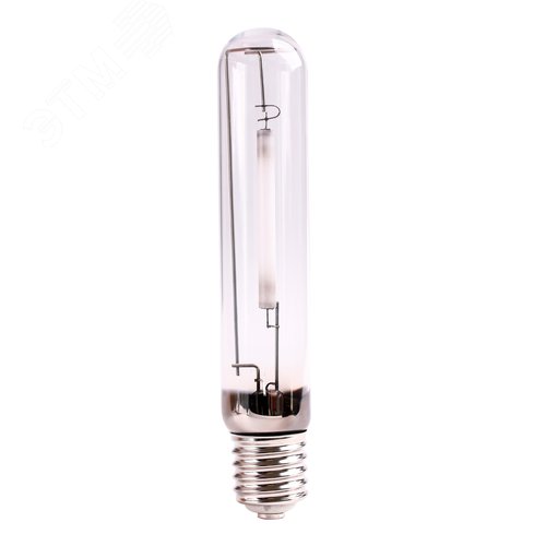 Изображение товара Лампа натриевая высокого давления для растений Форма T прозрачная 250 Вт Цоколь Е40 Теплый белый свет 2000К + спектр для фотосинтеза Картон ТМ ФитоЛето HSL-T48-250/2000K/E40/CL PLANT (шт)