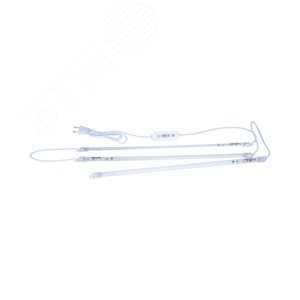 Светильник для растений светодиодный линейный IP65, 540 мм, пластик, спектр для фотосинтеза, в составе набора из 3-х штук, с таймером ФитоЛето - фото 2