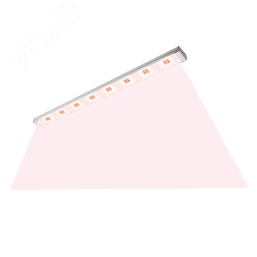 Светильник светодиодный накладной ULT-P71B-100W/SPFB/L105 WHITE WINTERGARDEN спектр для фотосинтеза, белый корпус, 60 градусов угол - фото 7