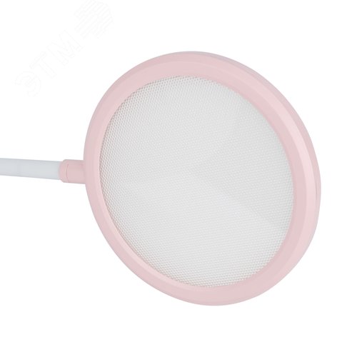 Светильник настольный светодиодный с подставкой под телефон и канцелярские принадлежности. С ночной подсветкой. UЛм-D150 15W-3000-6500K-DIM PINK Сенсорный выключатель. Диммер. Розовый - фото 5