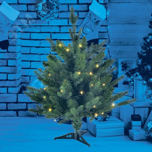 Фигура Дерево светодиодное Елочка на батарейках 3АА не в/к 54х60см 30 светодиодов Теплый ULD-T5460-030/SNA/3AA WARM WHITE IP20 XMAS TREE - фото 3