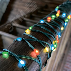 Гирлянда светодиодная Полоса 10 м 100 светодиодов Разноцветный свет зеленый провод ULD-S1000-100/DGA MULTI IP20 DEW BAND ТМ - фото 3