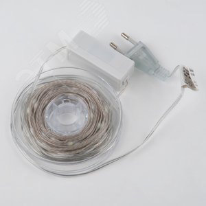 Гирлянда светодиодная Полоса 10 м 100 светодиодов Теплый прозрачный провод ULD-S1000-100/DTA WARM WHITE IP20 DEW BAND - фото 3