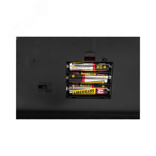 Светильник светодиодный Камин с эффектом пламени питание от батареек 3АА не в комплекте или USB в комплекте 28х21см 5 светодиодов Корпус черный TM ULD-L2821-005/DNC/RED BLACK FIREPLACE - фото 4