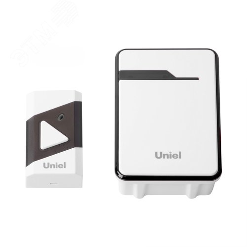 Изображение товара Звонок беспроводной радиус действия 150 м, белый с черным UDB-016W-R1T1-38S-150M-WH/BL (шт)