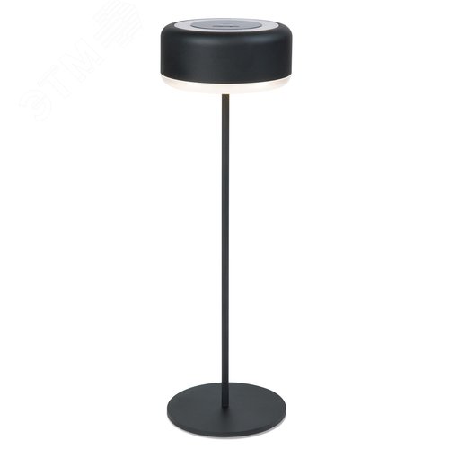 Светильник настольный светодиодный беспроводной 3 Вт Встроенный аккумулятор 2200mAh Диммер Черный  ULM-D950 3W/3000-6500K/DIM IP54 BLACK TM - фото 1