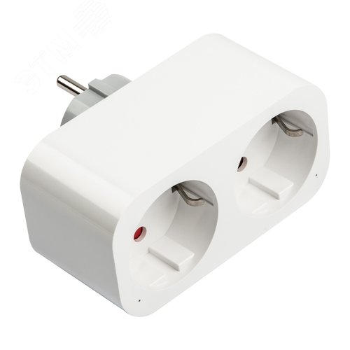 Изображение товара Умный сетевой разветвитель Wi-Fi 2 гнезда 16A До 3680Вт Голосовое управление приложение UnielSmart TM Uniel USH-A102 2G/WF WHITE (шт)