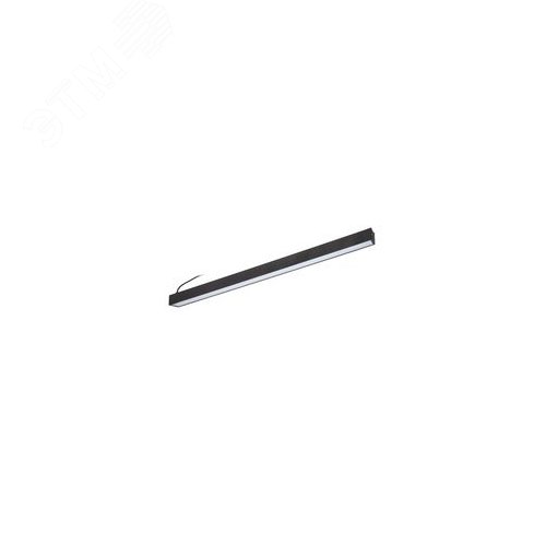 Светильник линейный светодиодный подвесной ULO-K10D 30W/5000K/L60 IP65 BLACK (5000 К) 2800 Лм алюминий черный - фото 3