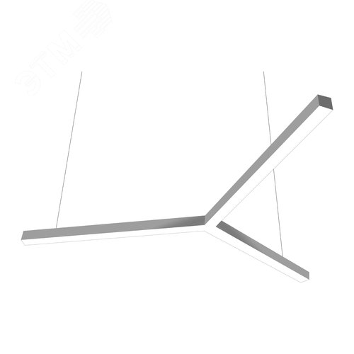 Светильник линейный светодиодный подвесной Белый свет (5000К) 2650Лм ULO-K10Y 24W/5000K/SENSOR/L60 IP40 WHITE Алюминий Цвет белый TM - фото 2