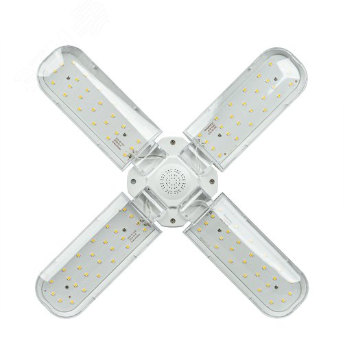 Лампа светодиодная для растений 32 Вт. Форма P    лепестковая, прозрачная. Спектр для фотосинтеза с высокой цветопередачей. Картон. ТМ Uniel LED-P65  -32W/SPFS/E27/CL/P4 PLP32WH - фото 2