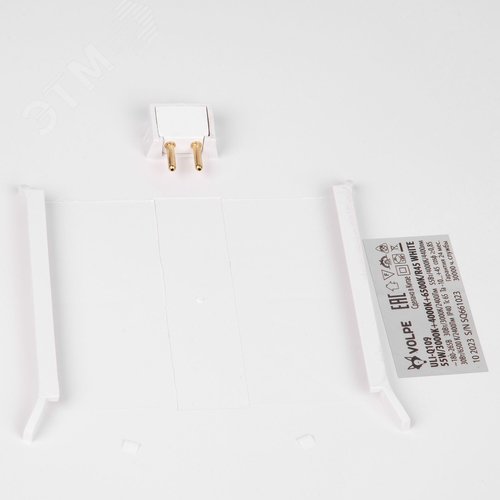 Светильник светодиодный накладной 55 Вт Теплый свет 3000K Белый свет 4000K Дневной свет 6500K Диаметр 450мм IP40 Корпус белый ULI-Q109 55W/3000K+4000K+6500K/R45 WHITE - фото 6