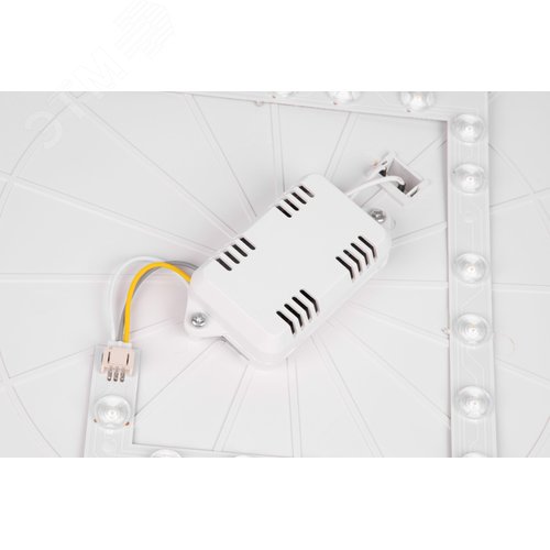 Светильник светодиодный накладной 55 Вт Теплый свет 3000K Белый свет 4000K Дневной свет 6500K Диаметр 450мм IP40 Корпус белый ULI-Q109 55W/3000K+4000K+6500K/R45 WHITE - фото 7