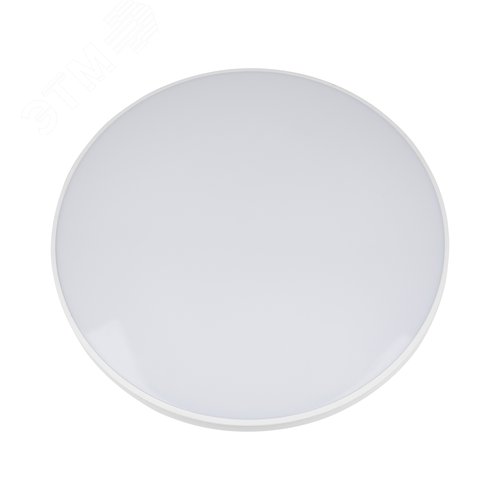 Светильник светодиодный накладной 55 Вт Теплый свет 3000K Белый свет 4000K Дневной свет 6500K Диаметр 450мм IP40 Корпус белый ULI-Q109 55W/3000K+4000K+6500K/R45 WHITE - фото 1