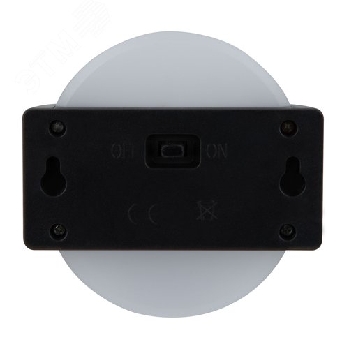 Cветильник настенный на солнечной батарее 6 светодиодов Теплый белый свет 1xАА Ni-Mh аккумулятор в комплекте IP44 USL-F-158/PM090 RONDO - фото 2