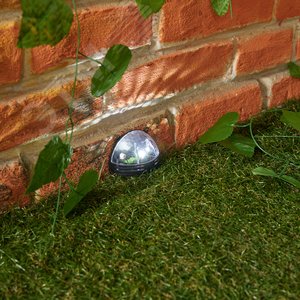 Cветильник настенный USL-F-251/PM050 SHINY на солнечной батарее. 1 светодиод. Белый свет. 1хААA Ni-Mh аккумулятор в/к. IP44. - фото 2