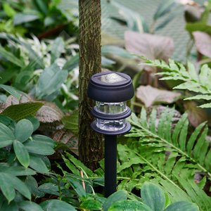 Cветильник садовый на солнечной батарее 1 светодиод Белый свет 1хАА Ni-Mh аккумулятор в комплекте IP44 TM USL-C-095/PT380 HALO - фото 2