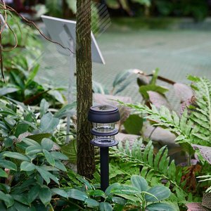 Cветильник садовый на солнечной батарее 1 светодиод Белый свет 1хАА Ni-Mh аккумулятор в комплекте IP44 TM USL-C-095/PT380 HALO - фото 3