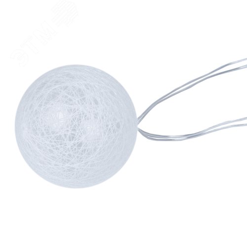 Гирлянда садовая USL-S-230/PM1800 COTTON BALLS-1 на солнечной батарее ''Клубки'' 10 светодиодов Теплый белый свет 1*АА Ni-Mh аккумулятор в/к. IP44 TM - фото 5