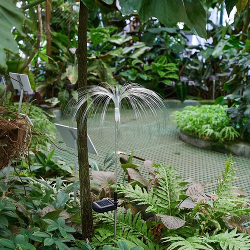 Светильник садовый на солнечной батарее Медуза 7 светодиодов RGB свет 1xАA Ni-Mh аккумулятор в комплекте IP44 USL-S-821/PT750 JELLYFISH - фото 9