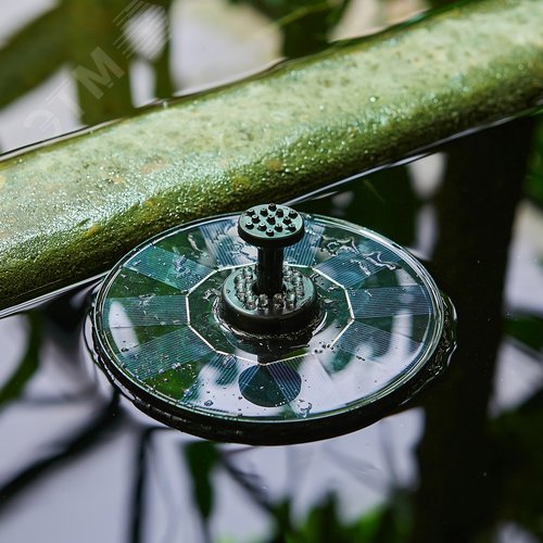 Светильник садовый на солнечной батарее Фонтан Плавающий 12 светодиодов RGB свет 1 АA Ni-Mh аккумулятор в комплекте IP44 USL-S-825/PT180 RGB FOUNTAIN - фото 7