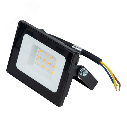 Прожектор светодиодный 20 Вт Теплый белый свет 3000К Корпус черный TM Volpe ULF-Q517 20W/3000K IP65 220-240V BLACK - фото 3