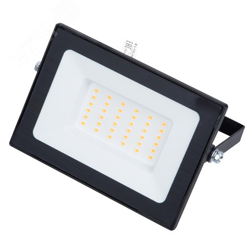 Прожектор светодиодный 50 Вт Теплый белый свет 3000К Корпус черный TM Volpe ULF-Q517 50W/3000K IP65 220-240V BLACK - фото 2