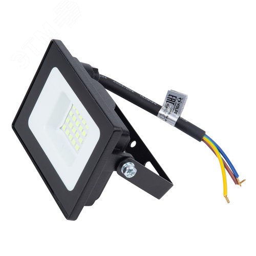 Прожектор светодиодный 20 Вт Зеленый свет Корпус черный TM Volpe ULF-Q517 20W/GREEN IP65 220-240V BLACK - фото 3