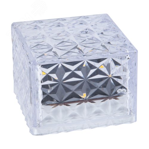 Светильник садовый на солнечной батарее 4 светодиода Теплый белый свет 1xАА Ni-Mh аккумулятор в комплекте IP44 USL-F-172/PT050 ICECUBE - фото 15