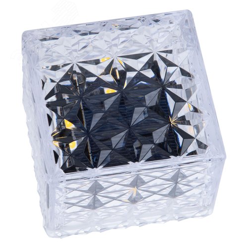 Светильник садовый на солнечной батарее 4 светодиода Теплый белый свет 1xАА Ni-Mh аккумулятор в комплекте IP44 USL-F-172/PT050 ICECUBE - фото 14