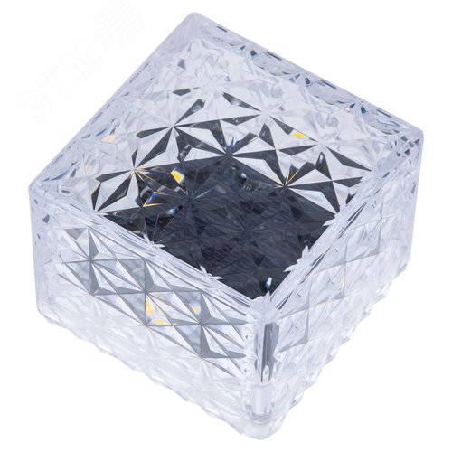 Светильник садовый на солнечной батарее 4 светодиода Теплый белый свет 1xАА Ni-Mh аккумулятор в комплекте IP44 USL-F-172/PT050 ICECUBE - фото 8