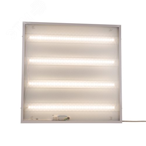 Панель светодиодная ДВО универсальная 36 Вт Белый свет 4000 Рассеиватель призма Встроенный источник питания Корпус белый ULP-Q105 6060-36W/4000K WHITE - фото 6