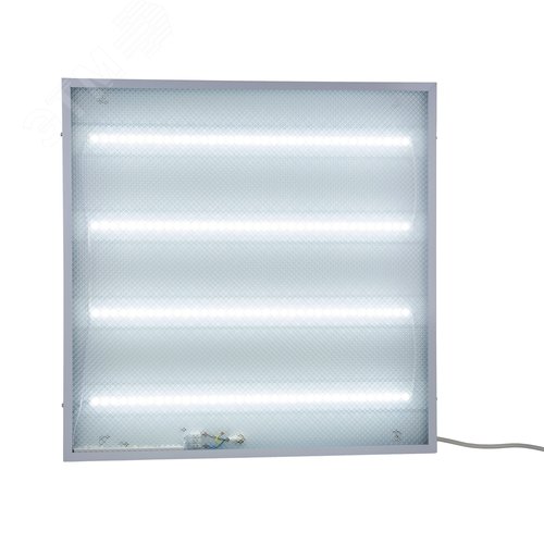 Панель светодиодная ДВО универсальная 36 Вт дневной свет 6500 Рассеиватель призма Встроенный источник питания Корпус белый ULP-Q105 6060-36W/6500K WHITE - фото 6