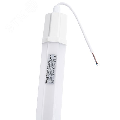 Светильник светодиодный линейный 36 ВТ Белый свет 4000 Корпус белый ТМ ULT-V45-36W/4000K IP65 WHITE - фото 2