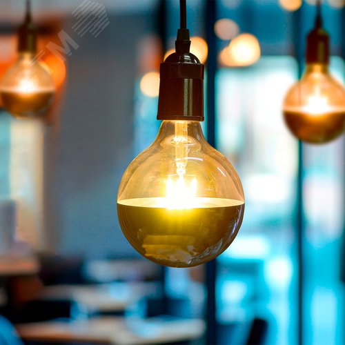 Лампа светодиодная 4 Вт Форма шар прозрачная колба с зеркальным отражателем D125 mm Серия Sky Теплый белый свет 3000K упаковка Картон ТМ LED-G125-4W/3000K/E27/CL MIRROR/CHROME PLS02WH - фото 9