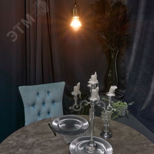 Лампа светодиодная 4 Вт Форма A прозрачная колба с зеркальным отражателем Серия Sky Теплый белый свет 3000K Картон ТМ LED-A60-4W/3000K/E27/CL MIRROR/CHROME PLS02WH - фото 8